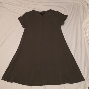 Camo Green T-shirt Dress
